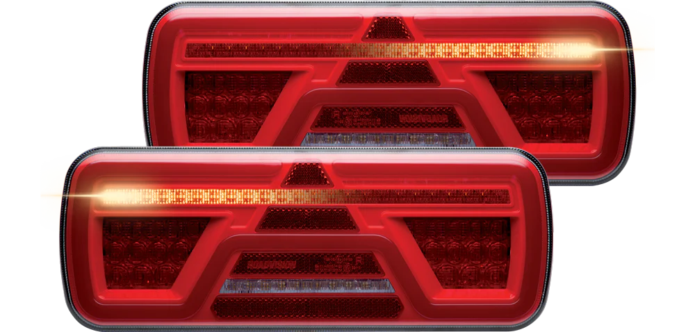 2x Roadvision BR360 LED Rear Combination Sequential Tail Light Stop/Tail/Ind/Rev/Fog 4wd Caravan Trailer - Image 3
