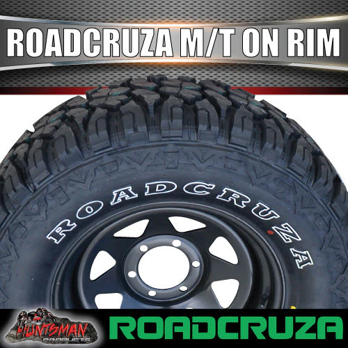 33X12.5R17 L/T Roadcruza MUD tyre on 17" black steel rim. 33 12.5 17 - Image 2