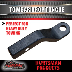 4" DROP FORGED TOWBAR TONGUE TO SUIT 70MM 4500KG RATED TOW BALL. - Image 4