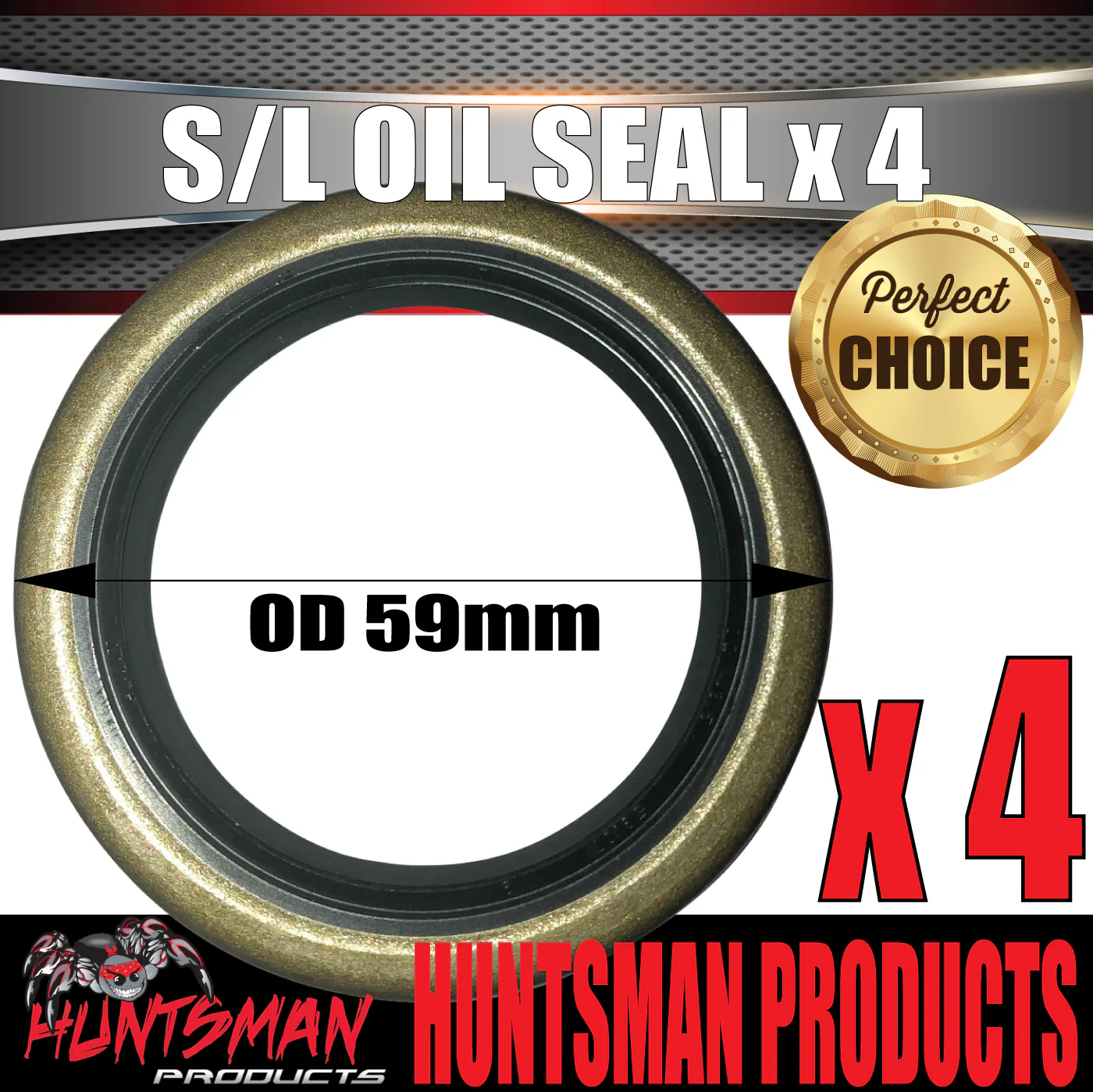 4 x Oil Seal SL (Ford) for Trailer Hub Drum Disc Ford Bearings - Image 3