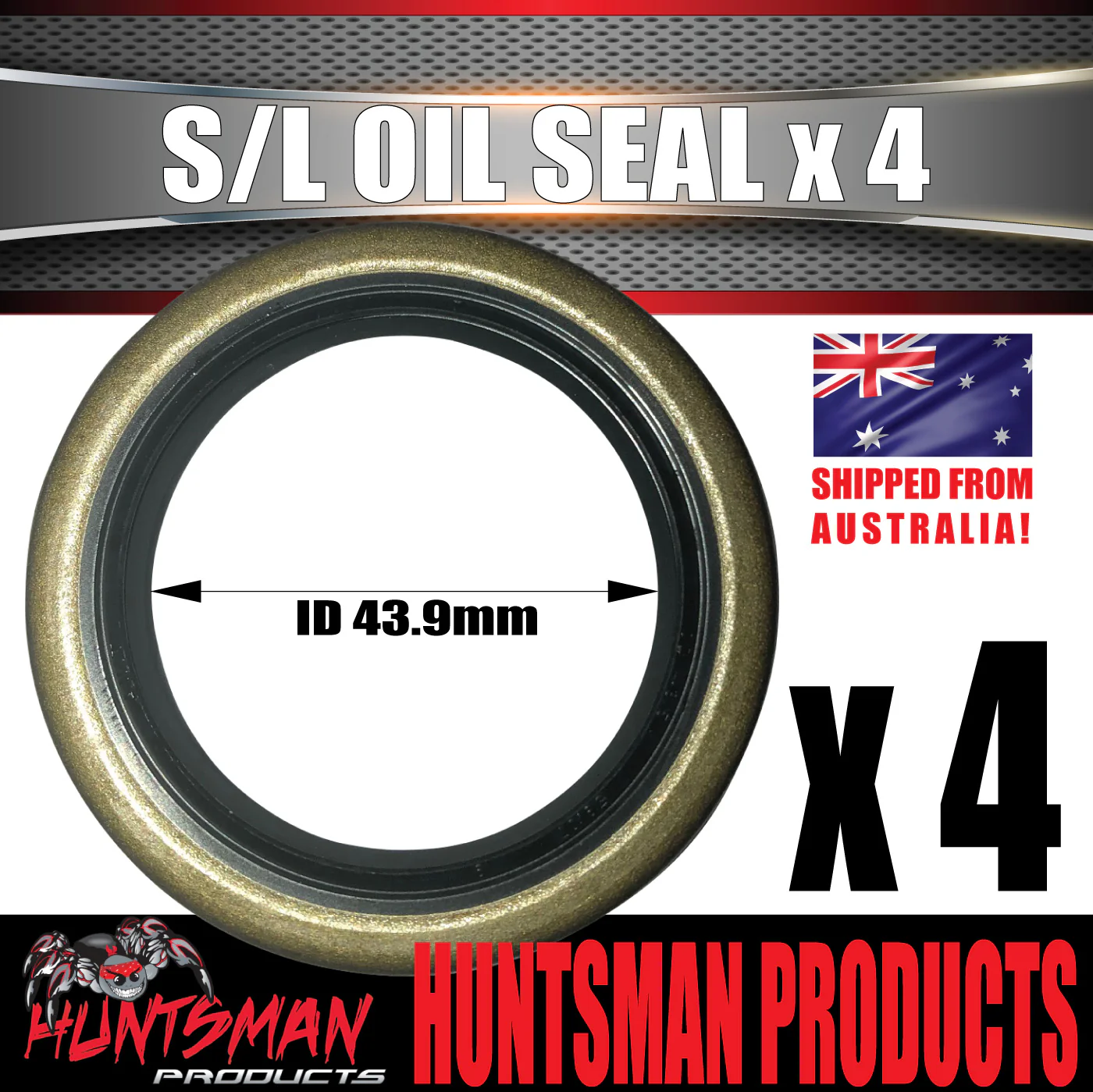 4 x Oil Seal SL (Ford) for Trailer Hub Drum Disc Ford Bearings - Image 4