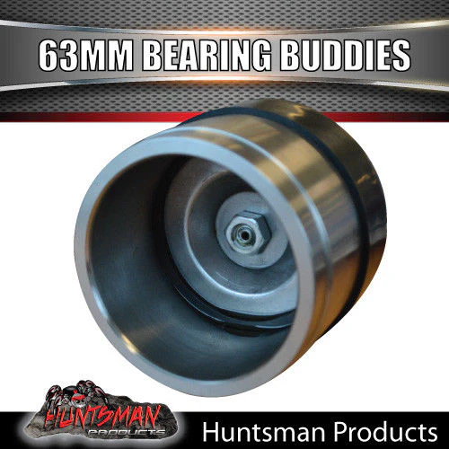 4x 63mm All Stainless Steel Boat Trailer Caravan Bearing Buddy Protectors - Image 3