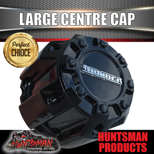 4x Thunder Wheels 90mm 6 Stud Centre Cap. 2 piece. Wheel nut Locating - Image 3