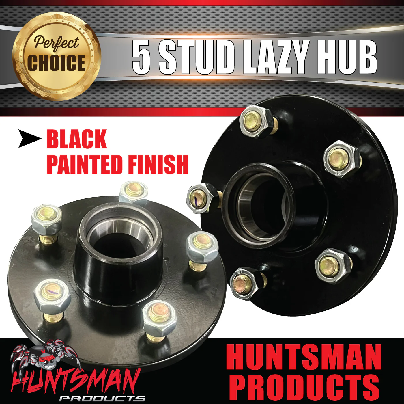 2x 5 Stud 5/150 PCD Trailer Caravan Hubs Suit Landcruiser Pattern & SL Slimline Bearing Kits - Image 3