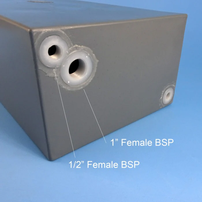 53 LITRE CARAVAN REPLACEMENT WATER TANK & MOUNT KIT.  PRV53-MK - Image 4