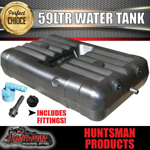 Caravan Camper 4wd Trailer 59 Litre underbody Water Tank With Protective Shield - Image 3