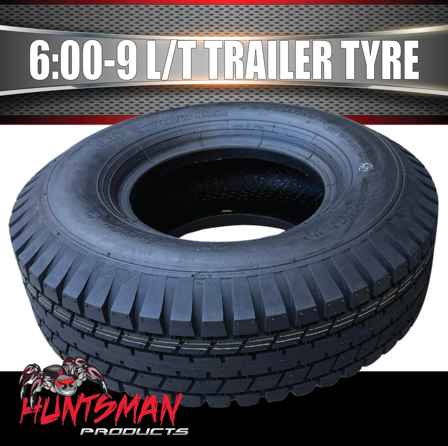 6.00-9 Journey P810 10 Ply Trailer Tyre, Block Rib, 93M 649Kg Load Per Tyre, 4 Ply Sidewalls - Image 4