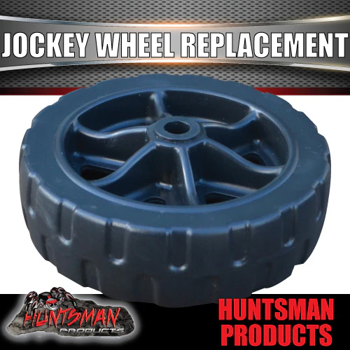 6" Replacement Trailer Caravan Plastic Wheel for Jockey Wheel. - Image 2