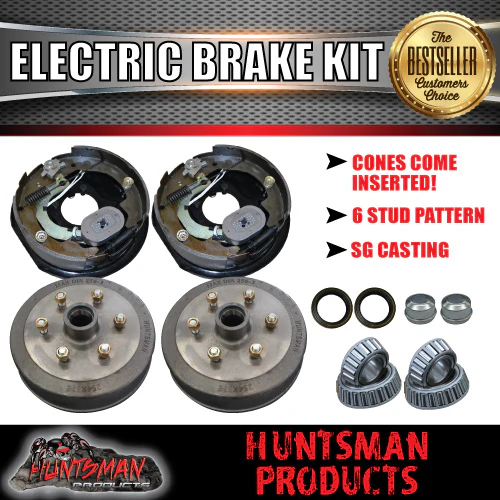 6 Stud 10" Trailer Electric Brake Kit inc Coupling Kit & IQ Controller.. - Image 8