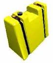 60 LITRE UPRIGHT DIESEL TANK WITH MOUNT KIT.  DPRV60-MK - Image 3