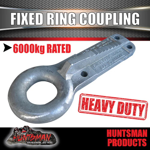 Alko Trailer Caravab 6000kg Ring Coupling & Handbrake Kit Suit Pintle Hook 3" 614309 - Image 2