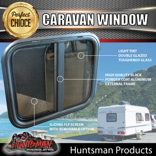 600mm x 500mm Caravan, Horse Float, Motorhome Sliding Window - Image 5