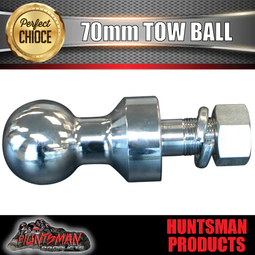 70mm 4500Kg Truck & Trailer Solid Tow Ball. 32mm Shaft. CTA Number CTA-060868 - Image 3