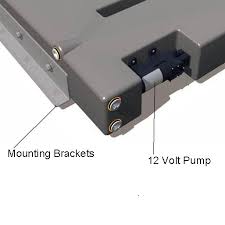 80 LITRE SLIMLINE WATER TANK WITH 12v PUMP.  PRV80S-P - Image 2