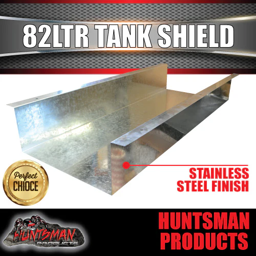 Caravan, Trailer Galvanised 82 Litre Underbody Water Tank Shield - Image 2