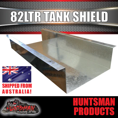 Caravan, Trailer Galvanised 82 Litre Underbody Water Tank Shield - Image 3