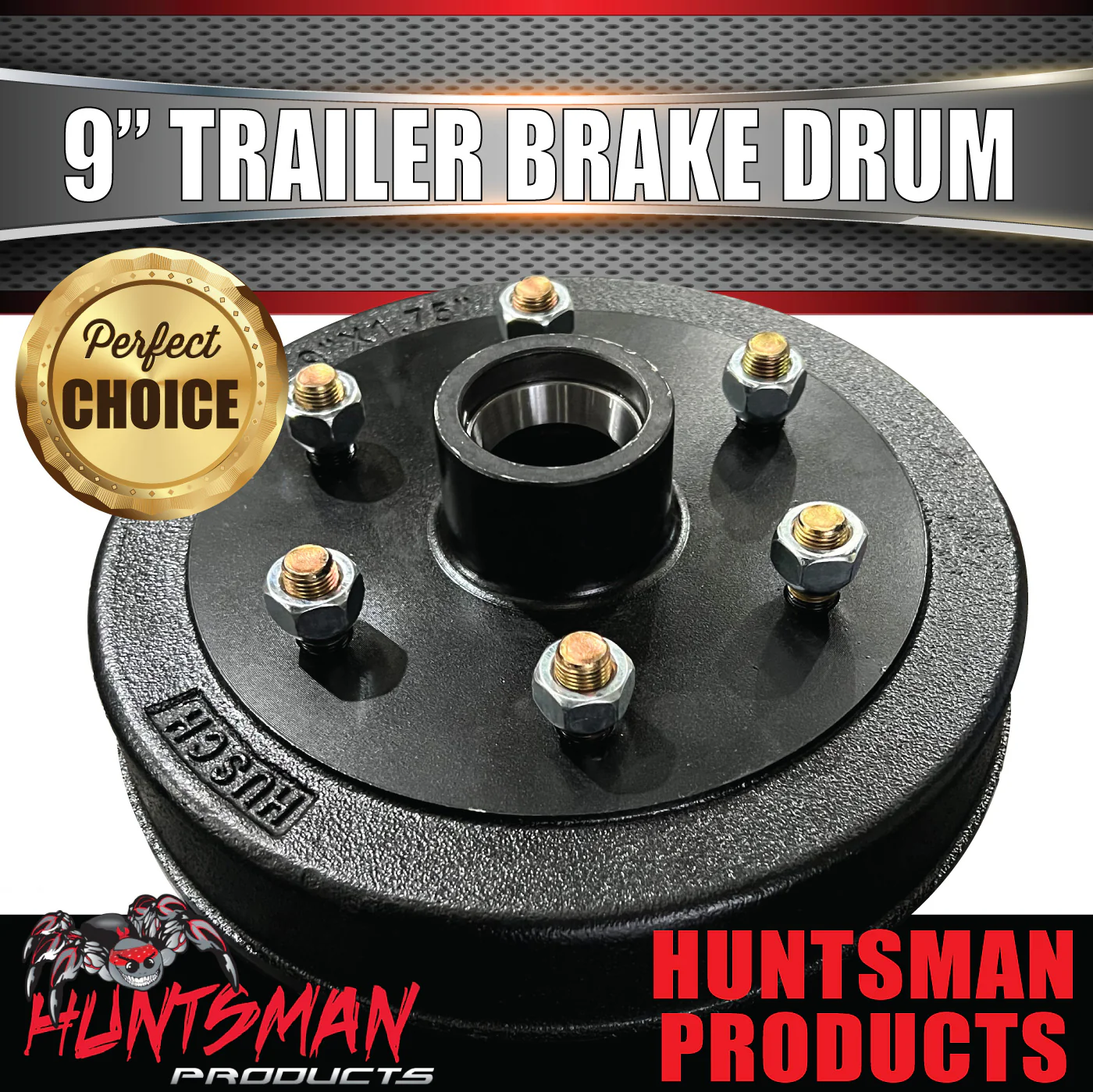 2X Trailer 9" Drums Suit 6 Stud Landcruiser. 6/139.7 PCD & S/L Bearing - Image 8