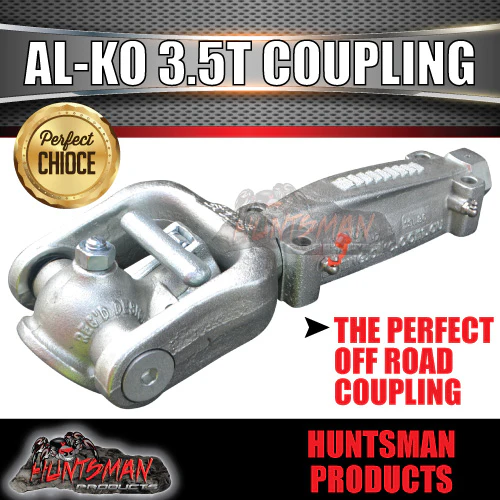 Alko Off Road 3500Kg Fixed Head Trailer Caravan Coupling. Suit 50mm Ball. 619350 - Image 2