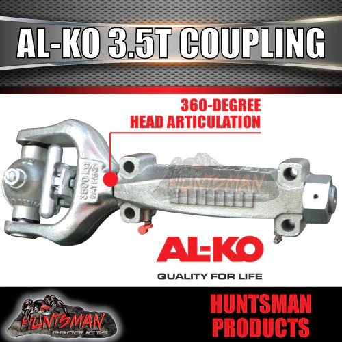 Alko Off Road 3500Kg Fixed Head Trailer Caravan Coupling. Suit 50mm Ball. 619350 - Image 4