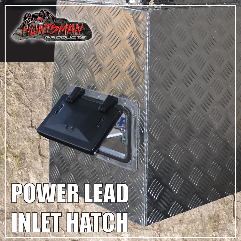 Aluminium Ventilated Generator Box For Caravans, Trailers, Truck, Utes & camping - Image 4