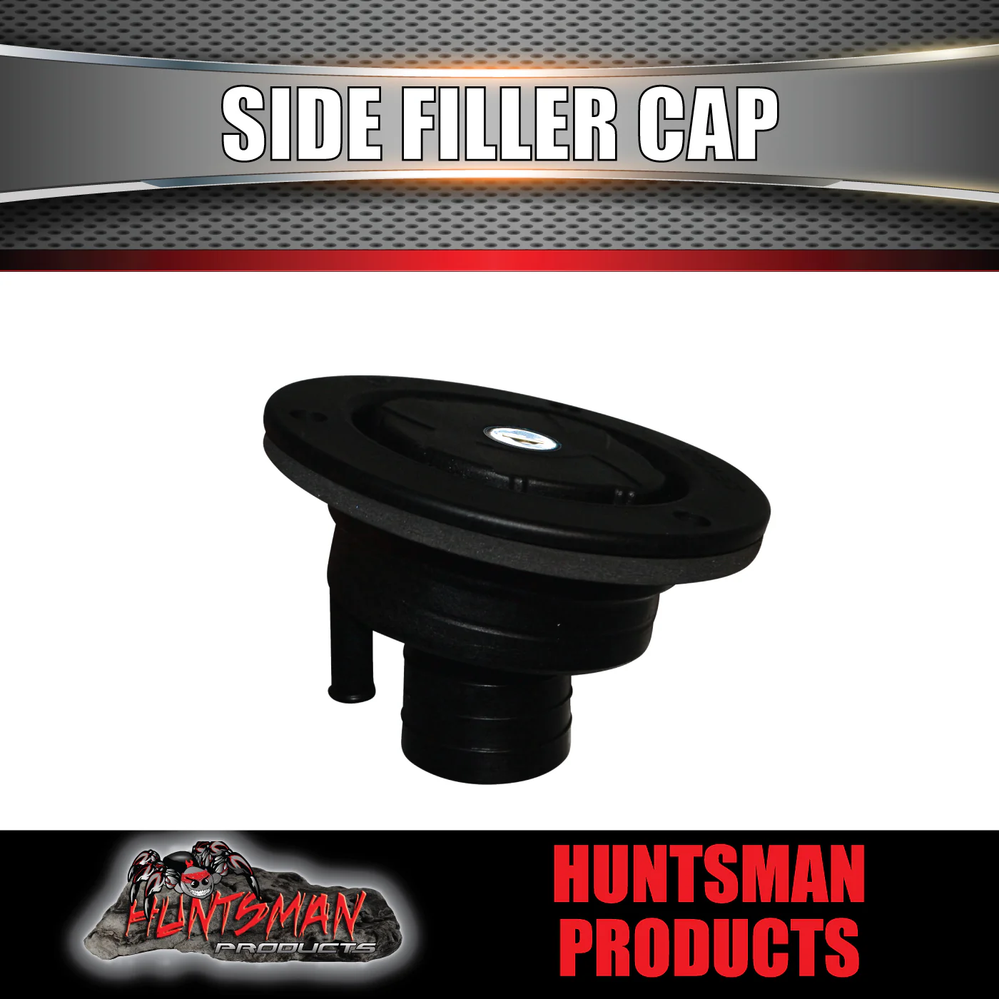 Black Seaflo Lockable Caravan Camper Trailer Water Tank Side Filler Cap Inlet - Image 5