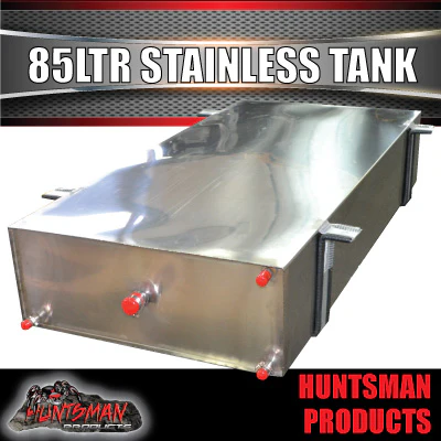 85 Litre Caravan Camper Trailer 4wd Stainless Steel Water Tank & brackets. 1mm - Image 5