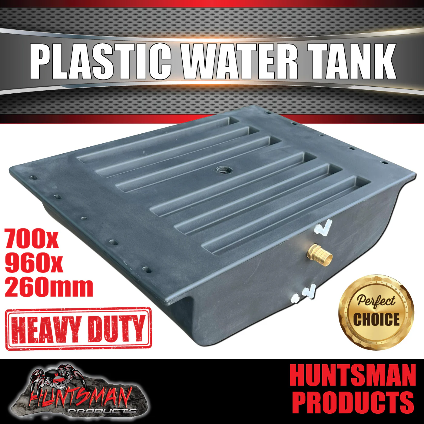 Caravan Camper Trailer Boat 120 Litre LDPE Under body Poly Water / Grey Tank & Fitting 120L-2 - Image 5