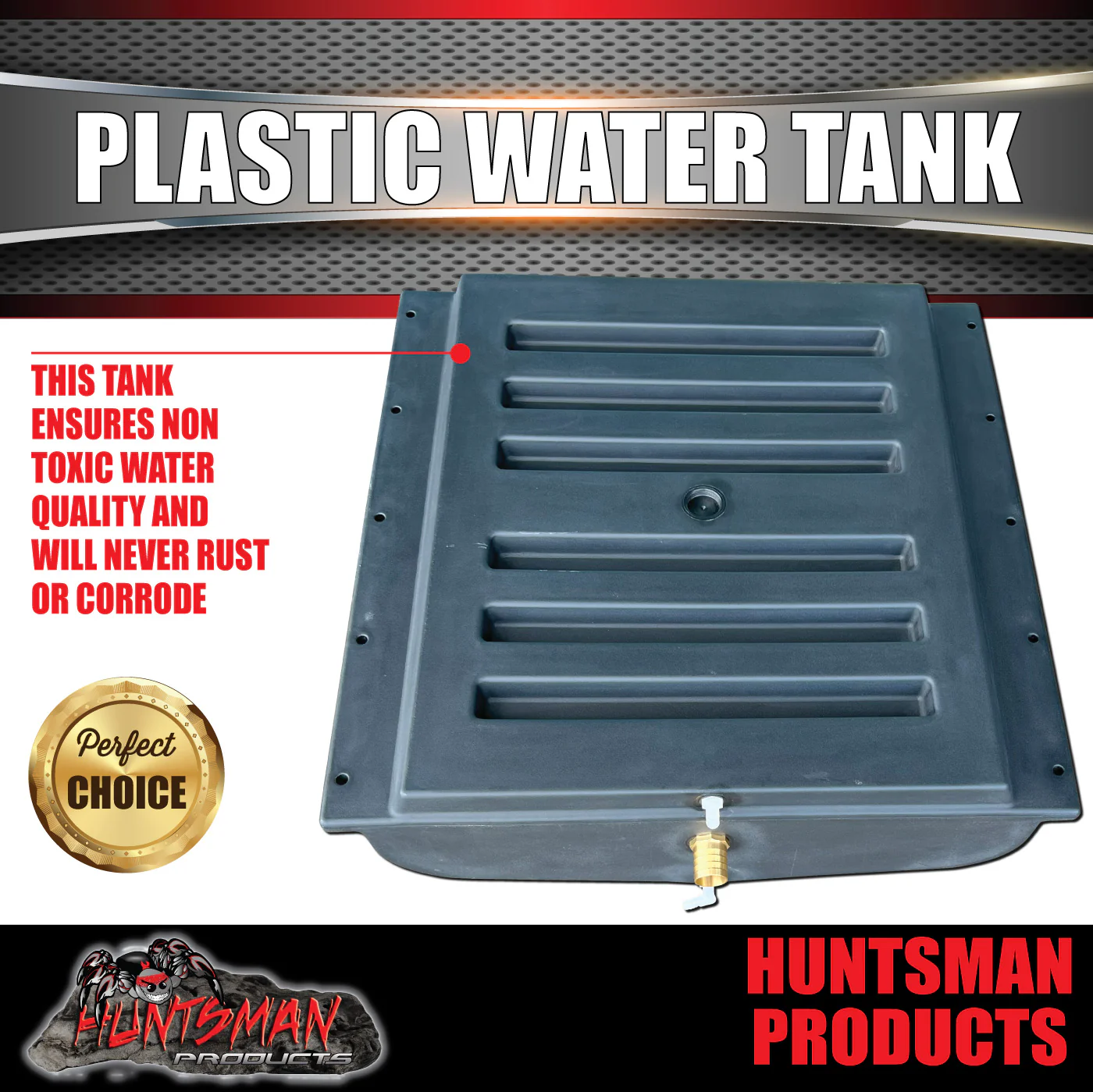 Caravan Camper Trailer Boat 120 Litre LDPE Under body Poly Water Tank & Fitting 120L-1 - Image 4