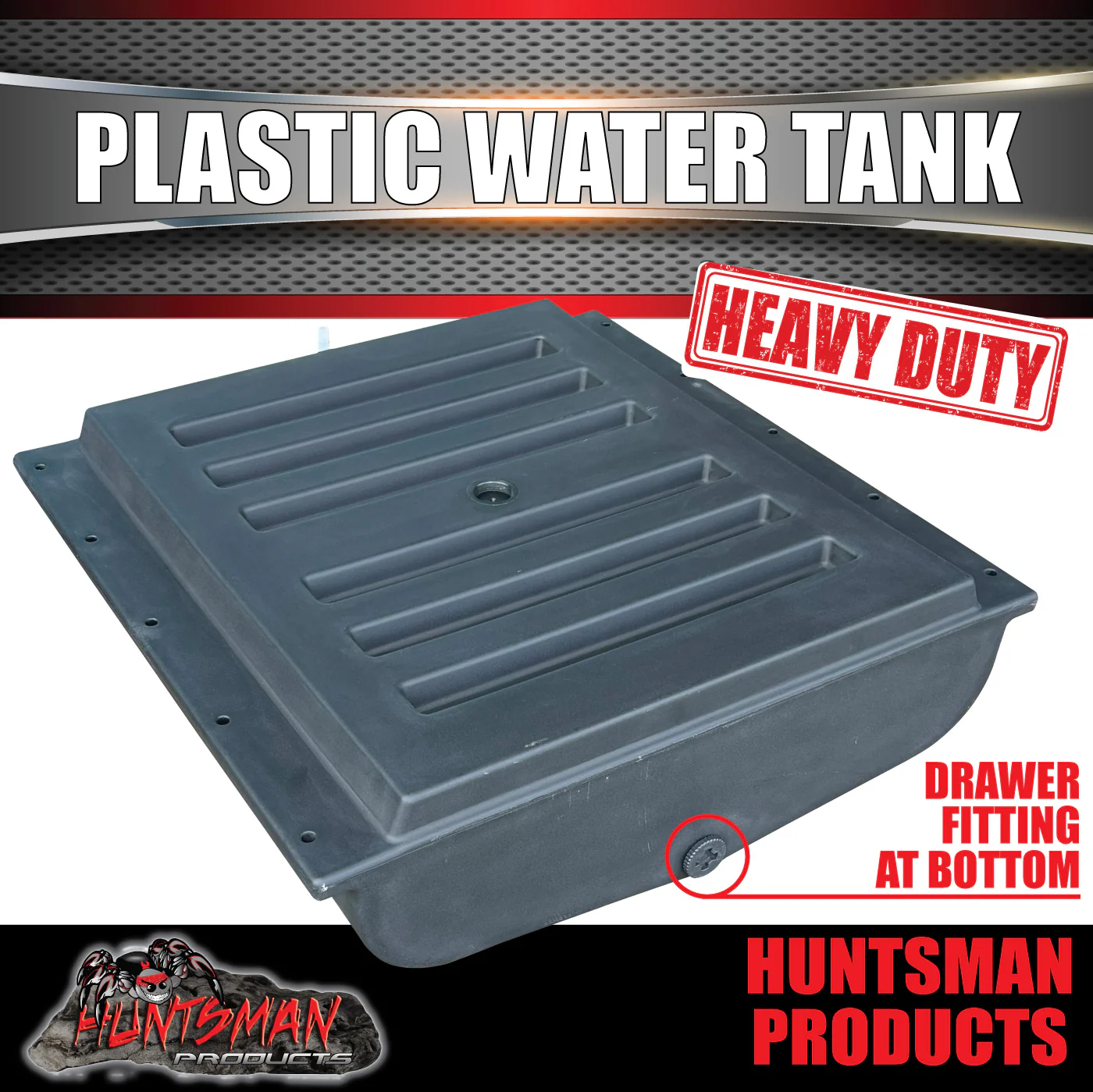 Caravan Camper Trailer Boat 120 Litre LDPE Under body Poly Water Tank & Fitting 120L-1 - Image 5
