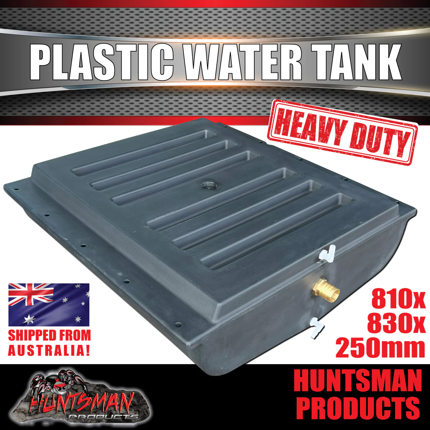 Caravan Camper Trailer Boat 120 Litre LDPE Under body Poly Water Tank & Fitting 120L-1 - Image 6