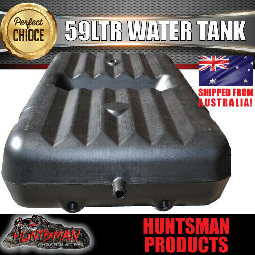Caravan Camper Trailer, Boat 59 Litre Underbody Water Tank, shield & Rubber seal - Image 3