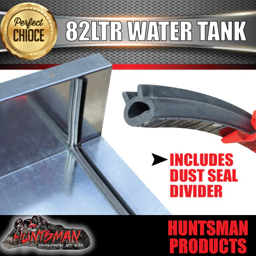 Caravan Camper Trailer, Vehicle, Boat 82 Litre Underbody Water Tank, shield & Rubber seal - Image 3