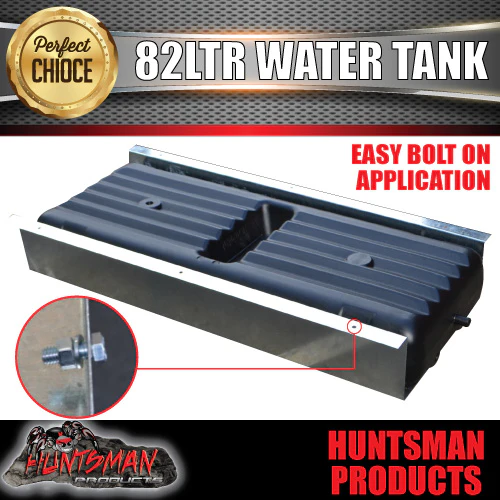 Caravan Camper Trailer, Vehicle, Boat 82 Litre Underbody Water Tank, shield & Rubber seal - Image 4