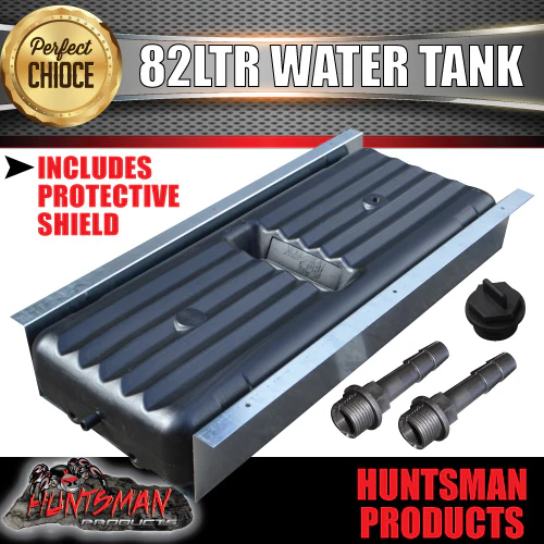 Caravan Camper Trailer, Vehicle, Boat 82 Litre Underbody Water Tank, shield & Rubber seal - Image 7