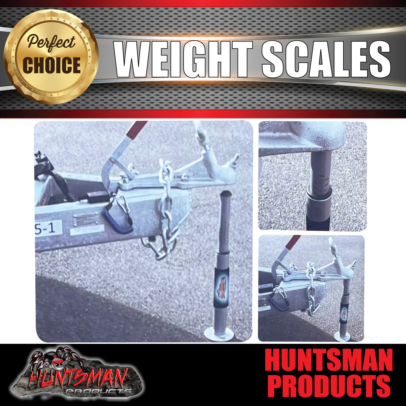 Caravan Trailer Tow Ball Weight Scales For Safe Towing. Calibrated to 350Kg - Image 3