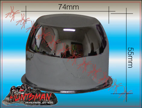 1x Chrome Trailer Caravan Wheel Caps To Fit HT Holden Rims With 75mm Centre Bore - Image 3