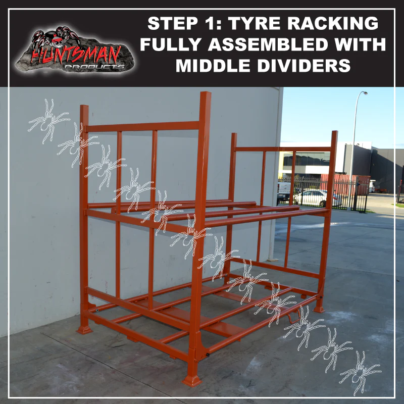Collapsible Tyre Warehouse Stillage Rack Heavy Duty Storage 2200mm x 1900mm - Image 10