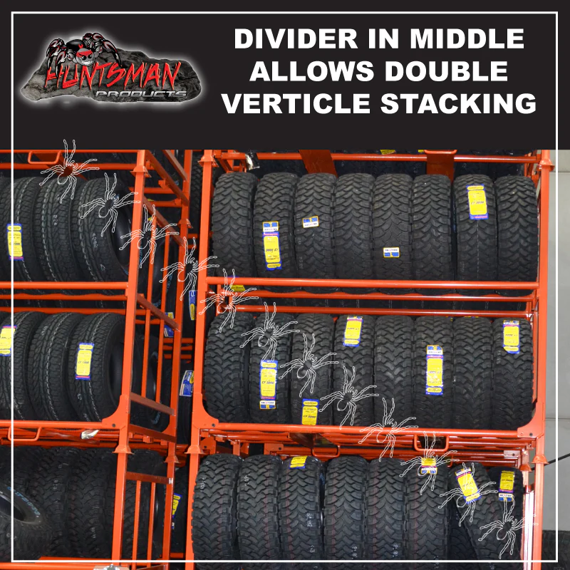 Collapsible Tyre Warehouse Stillage Rack Heavy Duty Storage 2200mm x 1900mm - Image 4