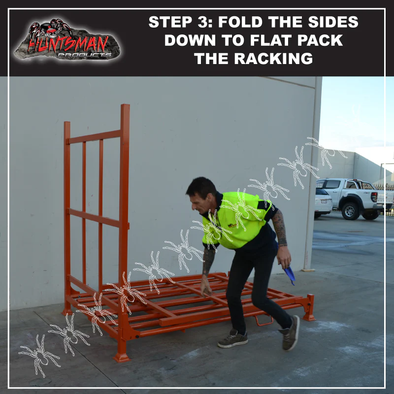 Collapsible Tyre Warehouse Stillage Rack Heavy Duty Storage 2200mm x 1900mm - Image 6