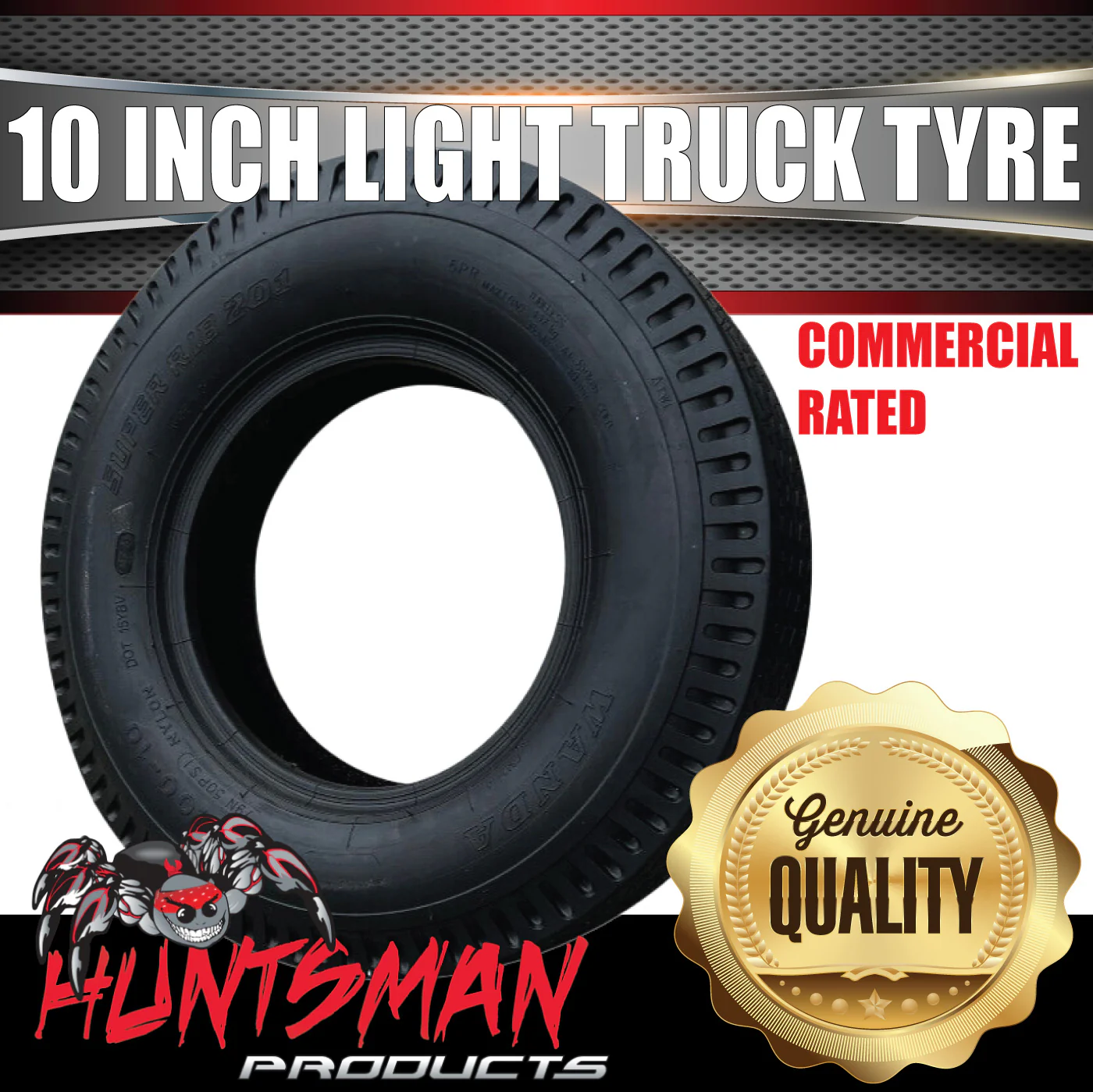 10" 5.00-10 NJK Light Truck Tyre 77J 6PR for Vehicles Boat Trailer Caravan - Image 5