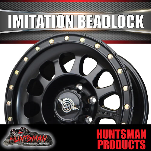 17x8.5 Imitation Beadlock Alloy Mag Wheel 6/139.7 Black finish. 0 Offset - Image 6