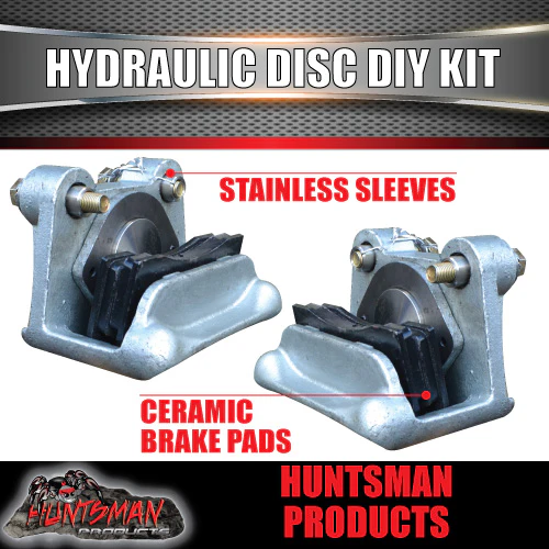 DIY 1400kg Boat Trailer Kit. Hydraulic Disc Brakes Eye to Eye Springs. Axles 64" - 77" Long - Image 6
