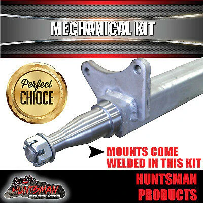 DIY 1400Kg Boat Jet Ski Trailer Kit. Slipper Springs Mechanical Disc Brakes, Axles 64" - 77" - Image 4