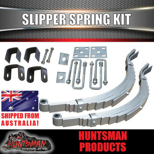 DIY 1400Kg Boat Jet Ski Trailer Kit. Slipper Springs Mechanical Disc Brakes, Axles 78" - 96" Long - Image 8