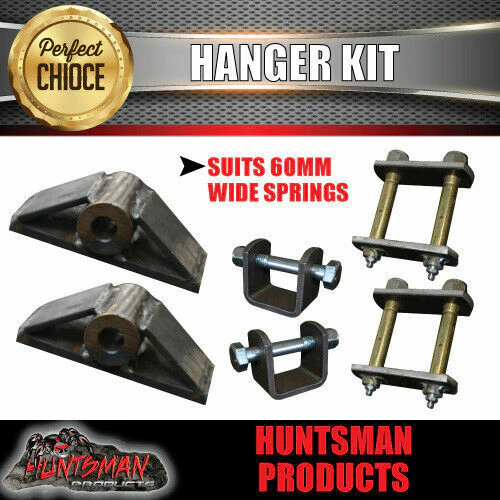 DIY 1400KG MECHANICAL DRUM BRAKE TRAILER KIT. EYE TO EYE SPRINGS. AXLES 64" - 77" - Image 4