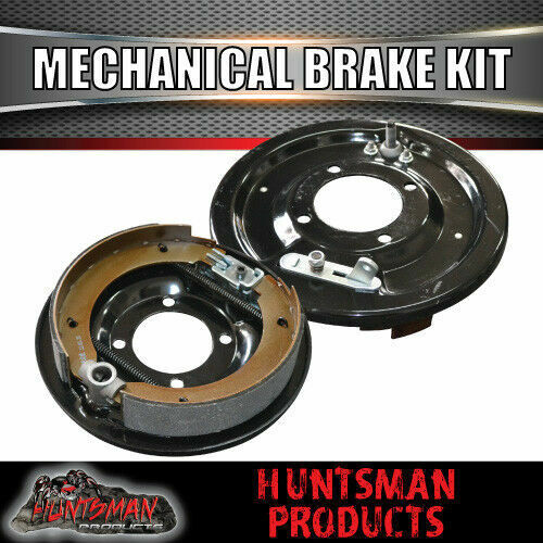 DIY 1400KG MECHANICAL DRUM BRAKE TRAILER KIT. EYE TO EYE SPRINGS. AXLES 64" - 77" - Image 5