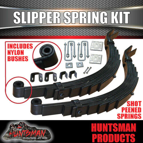 DIY 1400KG Trailer Kit. Slipper Springs Electric Drum Brake. KOYOS. Axles 78" - 96" - Image 4
