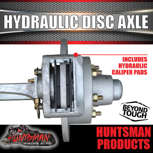 DIY 1600KG CARAVAN, BOAT TRAILER KIT. L/C 12" HYDRAULIC DISC. EYE TO EYE SPRINGS - Image 3