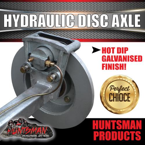 DIY 2000KG BOAT TRAILER KIT. L/C 12" HYDRAULIC DISC. EYE TO EYE SPRINGS - Image 3
