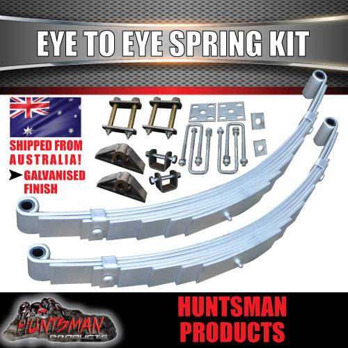 DIY 2000KG BOAT TRAILER KIT. L/C 12" HYDRAULIC DISC. EYE TO EYE SPRINGS - Image 7